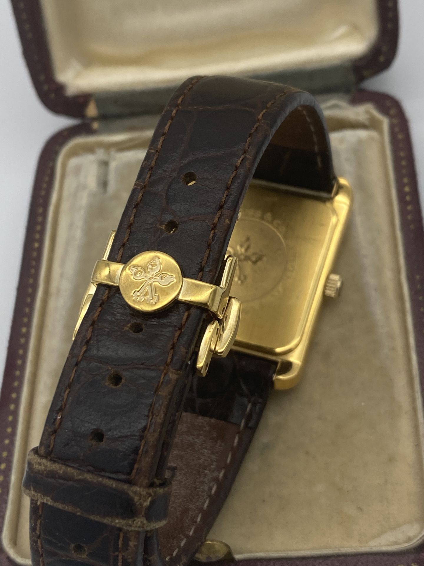 18ct GOLD DREYFUSS & CO GENTS WATCH - Image 5 of 5