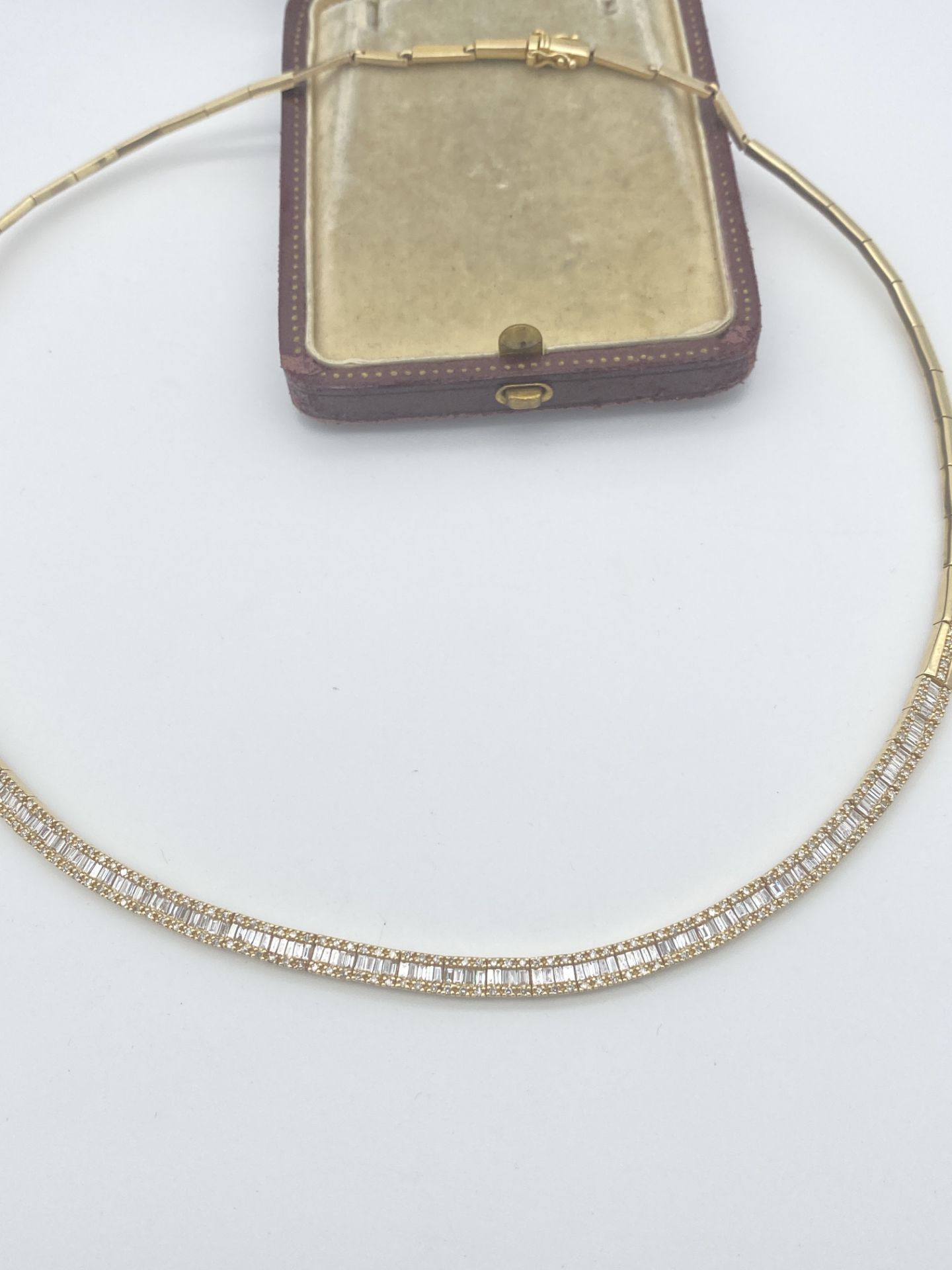 14ct GOLD 4.00ct DIAMOND NECKLACE - Image 3 of 3