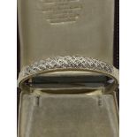 9ct GOLD DIAMOND SET BANGLE