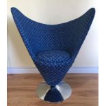 LOUIS VUITTON FABRIC CONE CHAIR