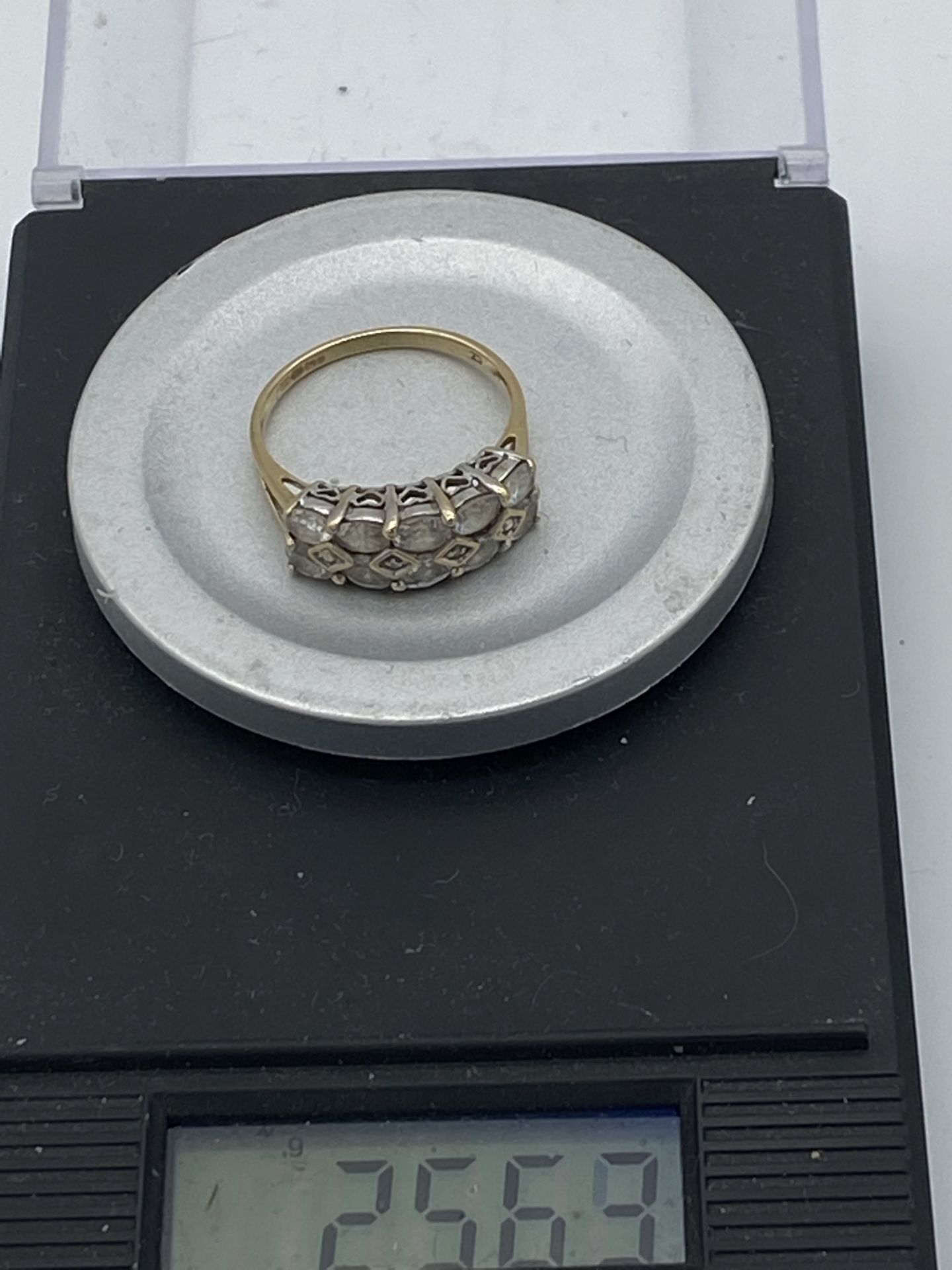 9ct Gold Stone Set Ring - Image 2 of 2