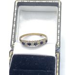 9ct Gold Spinel & Diamond Ring