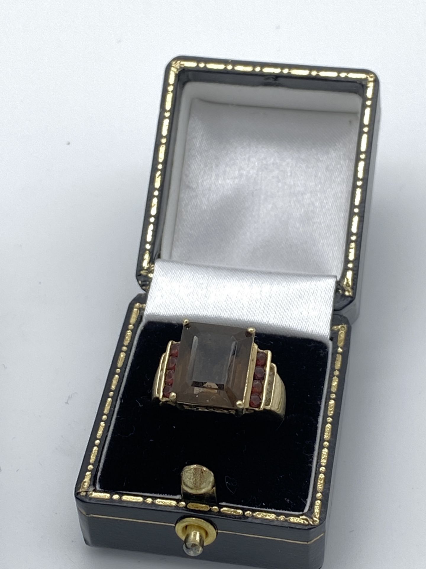 9ct Gold Smokey Quartz Ring