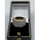 Gents 9ct Gold Stone Set Ring