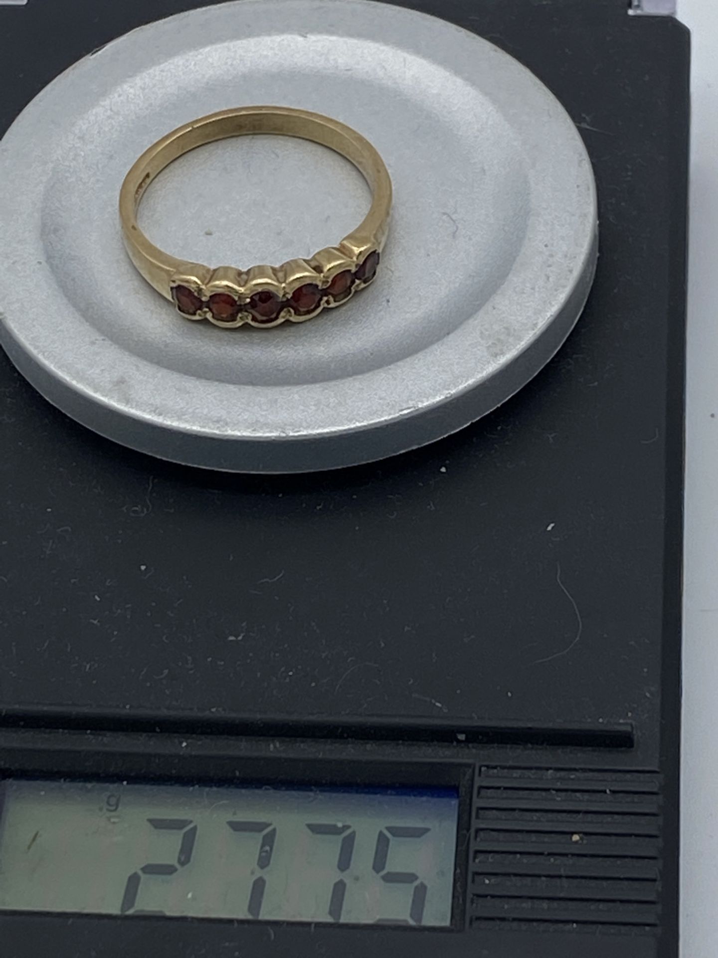 9ct Gold Stone Set Ring - Image 2 of 2