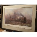 DAVID SHEPHERD O.B.E TRAIN PRINT SIGNED 383/850