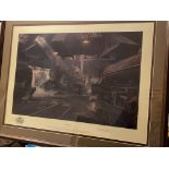 DAVID SHEPHERD O.B.E TRAIN PRINT SIGNED 69/850