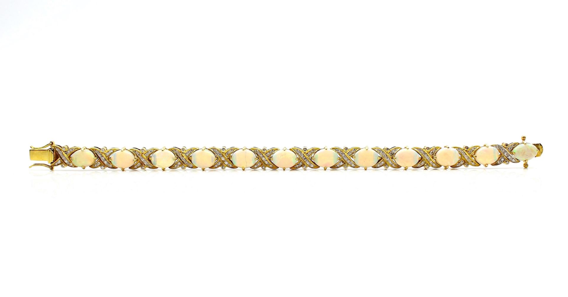 Armband aus 750er Gold mit div. Brillanten - Bild 4 aus 5