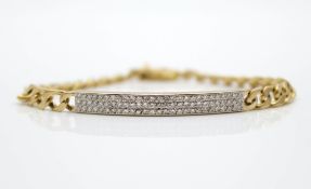 Armband aus 750er Gold mit div. Diamanten