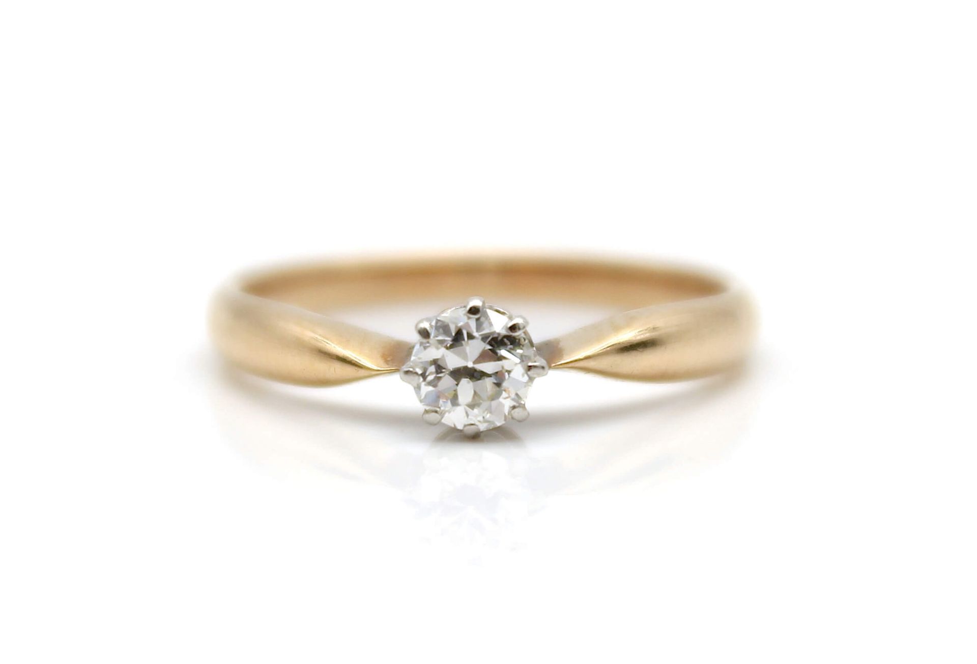 Ring aus 585er Gold mit einem Diamanten - Image 4 of 4