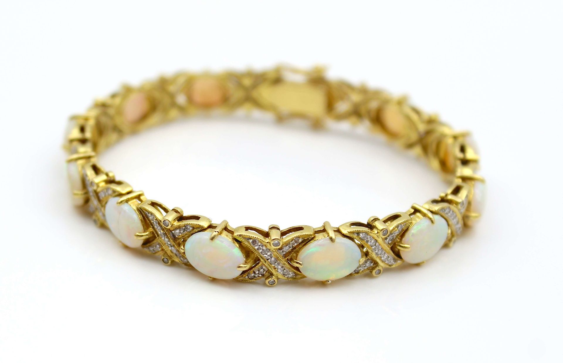 Armband aus 750er Gold mit div. Brillanten - Image 3 of 5