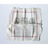 A rare and very fragile tissue paper Souvenir Consecration of Liverpool Cathedral and Royal Visit to