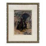 E A Sallis Benney (1894-1966) - Landscape Scene of a Stream on Dartmoor - signed lower right,