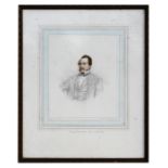 M C Walker, Henry Alexander Ince (1810-1891) pencil and watercolour sketch, signed lower right,