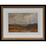 Percy Dixon RI (British 1862-1924) - Moorland Scene - signed & dated 1890 lower left, watercolour,