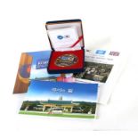 A cased 60th Anniversary Medal of the End of the Korean War together with various leaflets. The