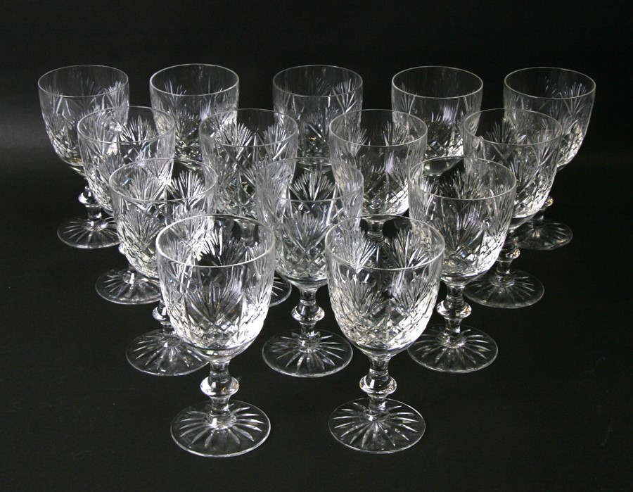 An extensive suite of Edinburgh Crystal Iona pattern cut glass glasses to include wine glasses, - Image 2 of 2