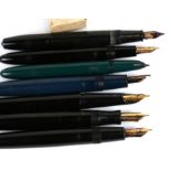 A quantity of fountain pens to include Parker.