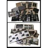 A quantity of early 20th century photograph albums and loose photograph relating to various subjects