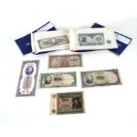 The Rothmans Cambridge Collection of Rare Bank Notes, various countries including China, Brazil,