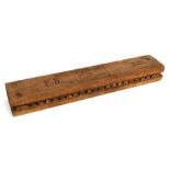 A Karl Hart wooden cigar mould, 56cms (22ins) long.