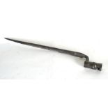 A 19th century Socket Bayonet. Overall length 46.5cms (18.25ins)