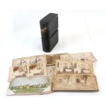 Late 19th century stereo cards of American subjects, cased.Condition Report21 cards in total