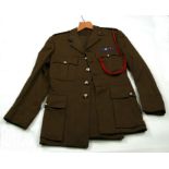 A British Army Lieutenant Colonel uniform of Jacket & Trousers to the Green Howards (Alexandra