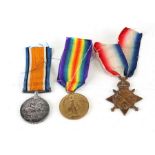 A WW1 Army Service Corps medal trio named to T4-059516 DVR. A.J. FOREMAN. A.S.C.