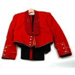 A Lieutenant Colonels mess dress uniform by Gieves, consisting of Jacket, Waistcoat & Trousers to
