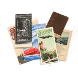 Six 1938 German tourist maps and brochures, including Deutsche Lufthansa (with swastika on plane),
