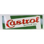 A reproduction Castrol Motor Oil enamel sign, 92cms (36ins) wide.