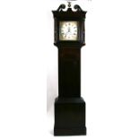A 19th century 30-hour longcase clock, the painted dial with Roman numerals, signed 'Matthews,