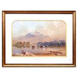 James Noakes (19th century British) - The Waning Day - signed lower right, watercolour, framed &