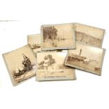 A quantity of late 19th century albumen photographs of Cairo, Jerusalem and the Middle East to