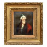 Victorian school - Portrait of an Ottoman or Turkish Gentleman - oil on canvas, framed, 16 by