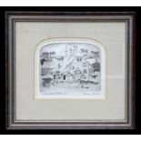 Graham Clarke - Silent Night - first state artist's proof etching, framed & glazed, 19 by 16cms (7.5