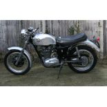 A 1971 BSA B50 SS Special, no registration number, frame number CH 45515. This machine is part of
