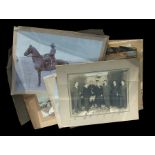 An assortment of 19th & 20th century Military photographs, mainly mounted on card, including