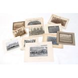 An assortment of 20th century Military photographs, mainly mounted on card, including HMS