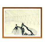 Alexander Calder (1898-1976) - Circus Ringmaster - lithograph, framed & glazed, 48 by 35cms (19 by