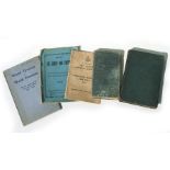 Military books including The Kings Liverpool Regiment Standing Orders for War 1918, Royal Army