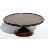 A mahogany Lazy Susan, 46cms (18ins) diameter.