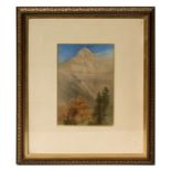 Attributed to Elijah Walton - The Eiger North Wall - chromolithograph, William Innis gallery label
