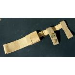 An unissued 08 Pattern bayonet frog with helve strap and carrier. Marked to the reverse of the