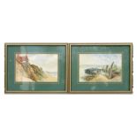Victorian school - a pair of watercolours - Wells, Norfolk' and 'Near Lowestoft' - dated 1892 and