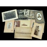 An assortment of 19th and 20th century Military photographs, mainly mounted on card. (23 in