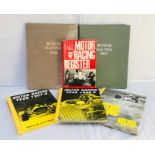 Motor Racing reference annuals: BRDC Motor Racing 1946-47; Motor Racing Year 1967-8; 1968-9 and