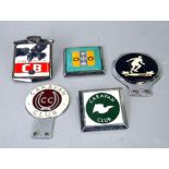 Five badge bar badges including Caravan Club, The Institute of Civil Engineers and others (5).