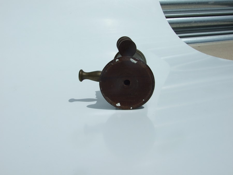 An Islamic hanging oil lamp; together with a Morse Code key; an Autolite lamp; a stationary engine - Image 2 of 6